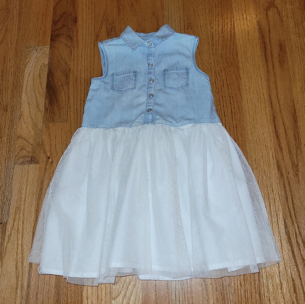 OshKosh B'gosh sz 4T jean tulle dress